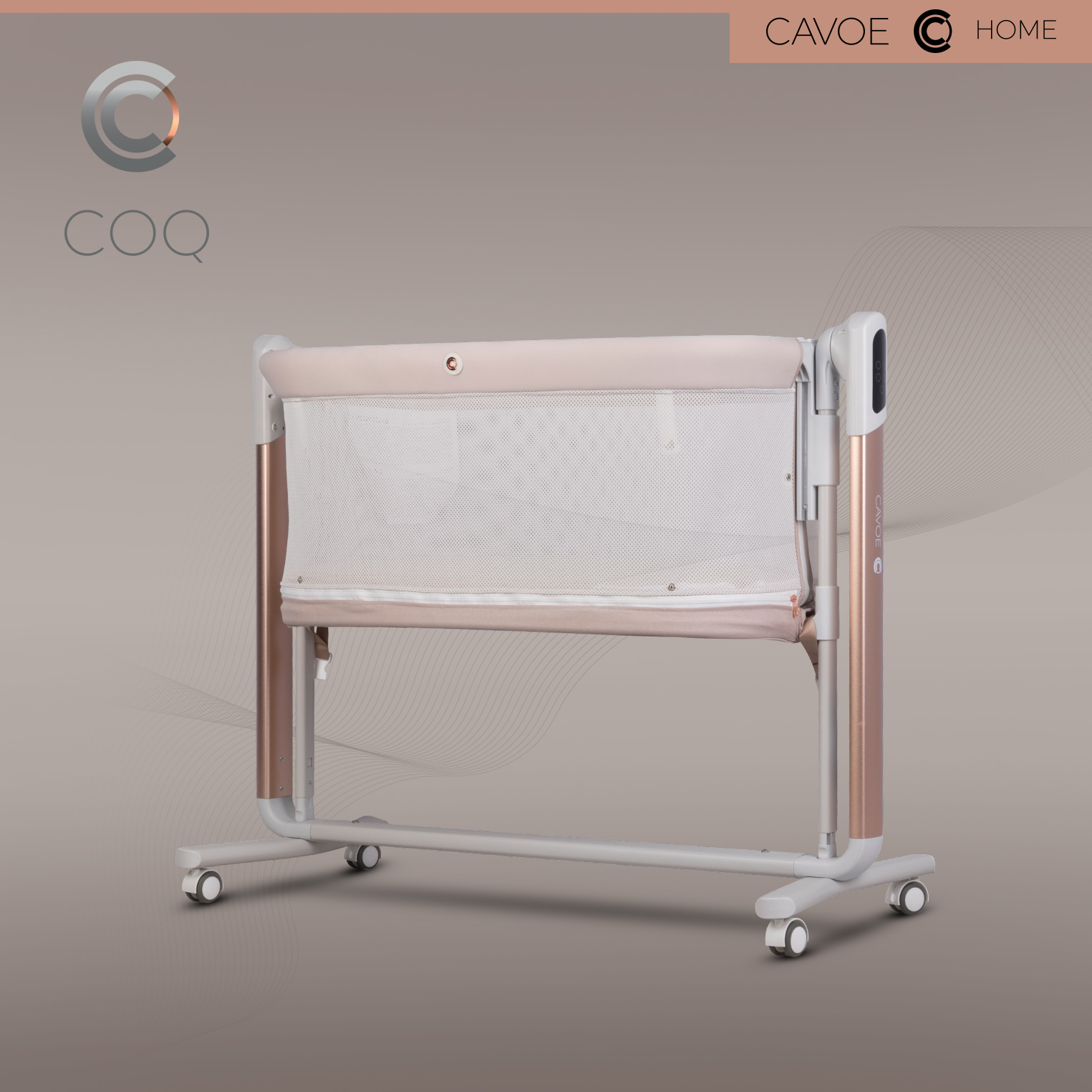 Elektrická kolébka 4v1 Cavoe COQ Cashmere