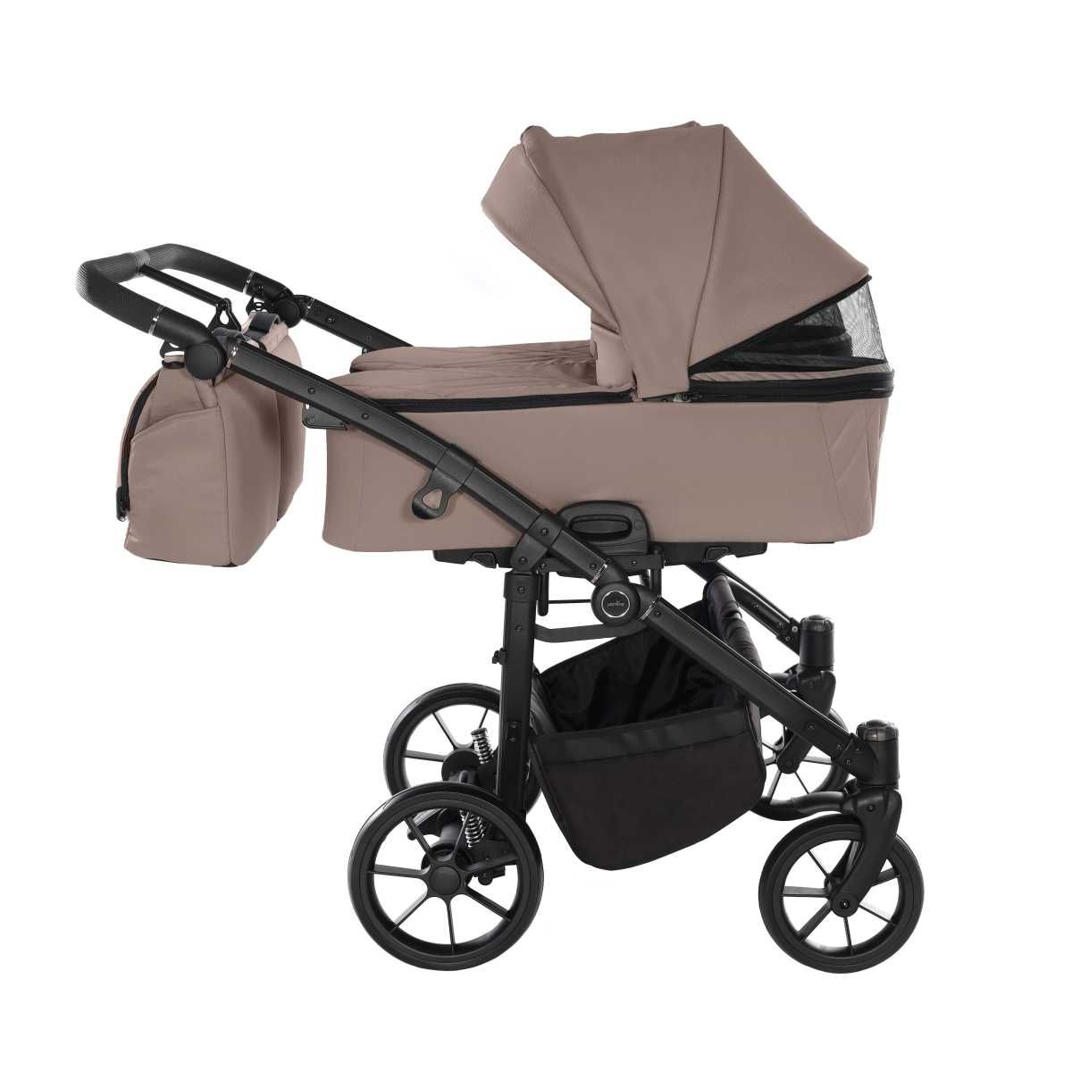 Kočárek pro dvojcata DUO JASMINE LIFE 02B hnědý