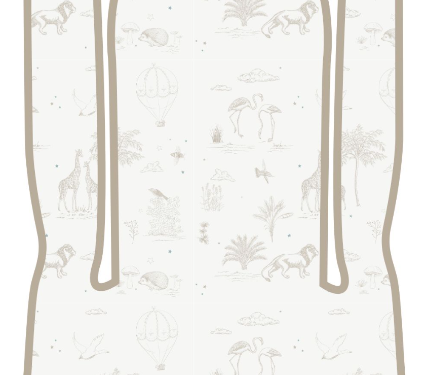 Vložka do kočárku bambusová BimBi Noe