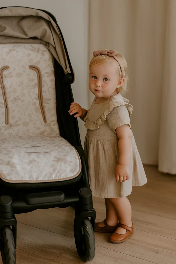 Vložka do kočárku bambusová BimBi Dafne pink