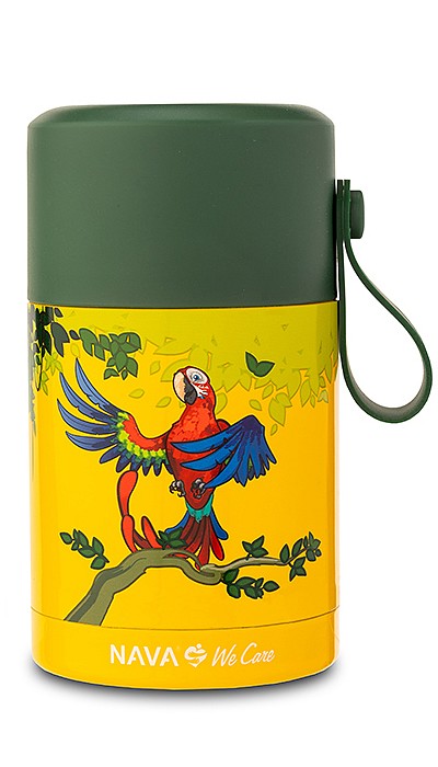 Termoska nerezová na jídlo NAVA "We Care " yellow 400ml