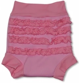 Dětské neoprenové plavky Happy Nappy - růžový kanýrek vel. XXL (16kg+)  