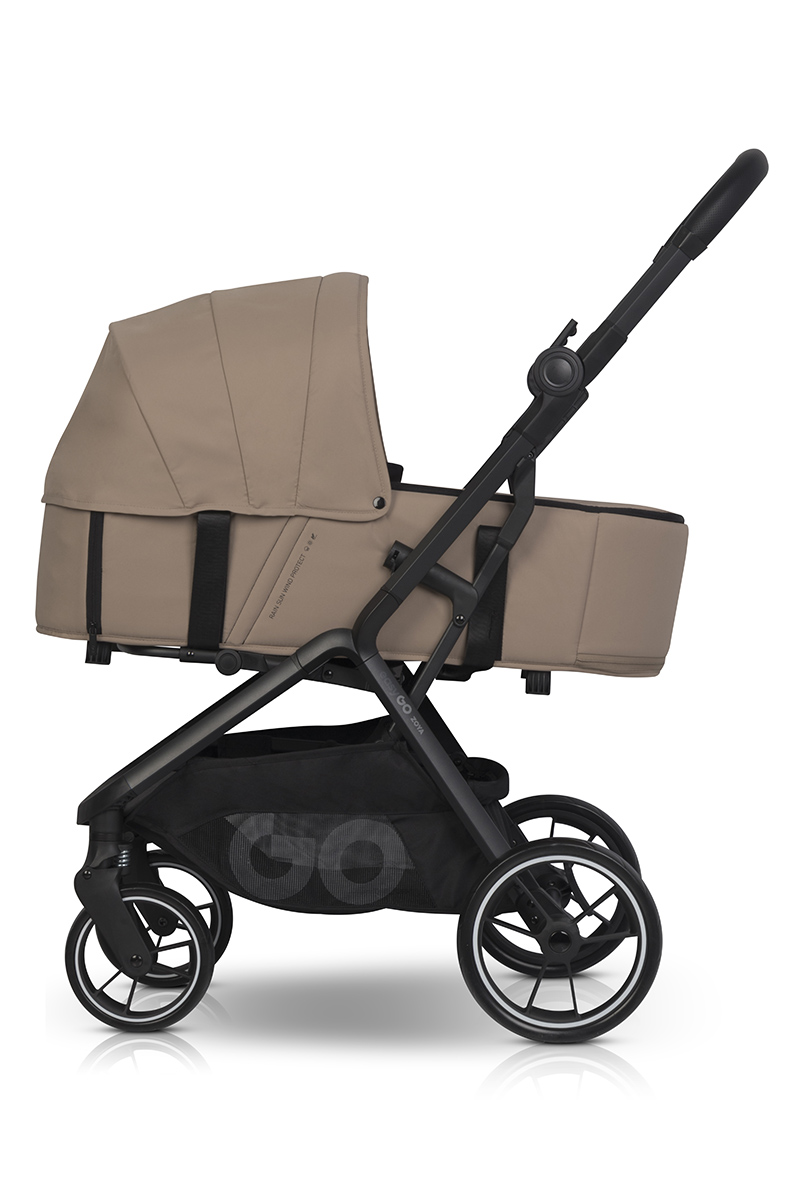 Hluboké lůžko na kočárek EasyGo Zoya Golden Beige