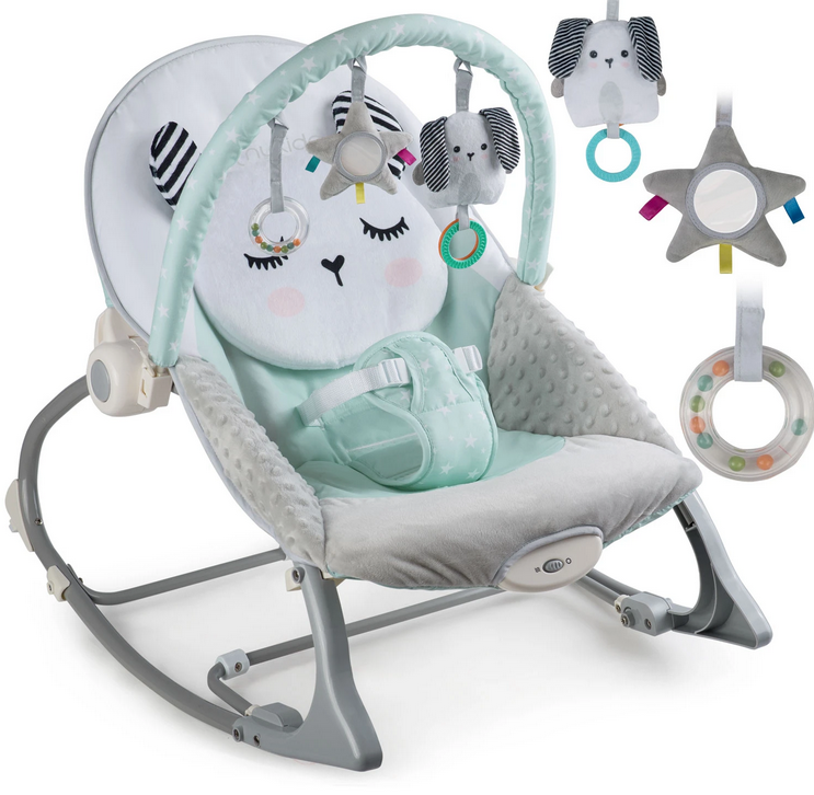 Lehátko/ houpátko Nukido s vibracemi mint