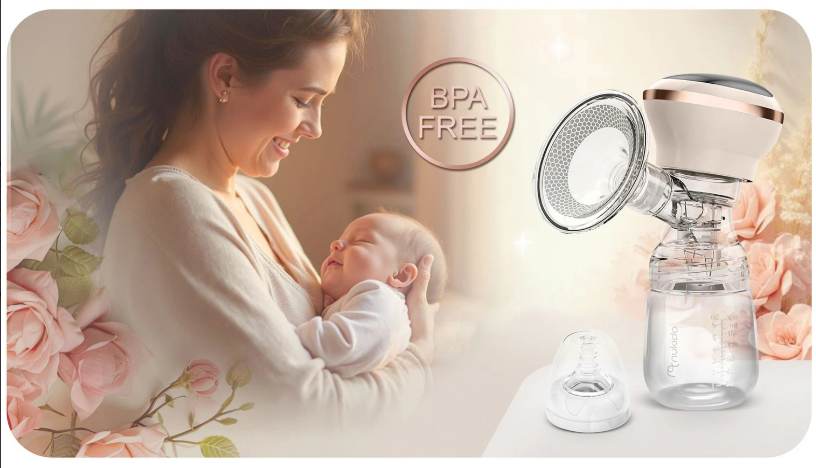 Třífázová elektrická odsávačka mléka Nukido NK-960 Beige