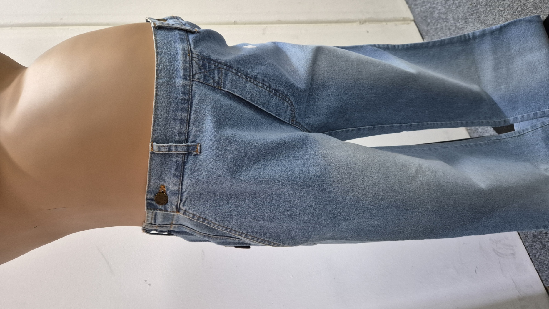 Těhotenská móda - Laclové kalhoty s kapsami vel.36