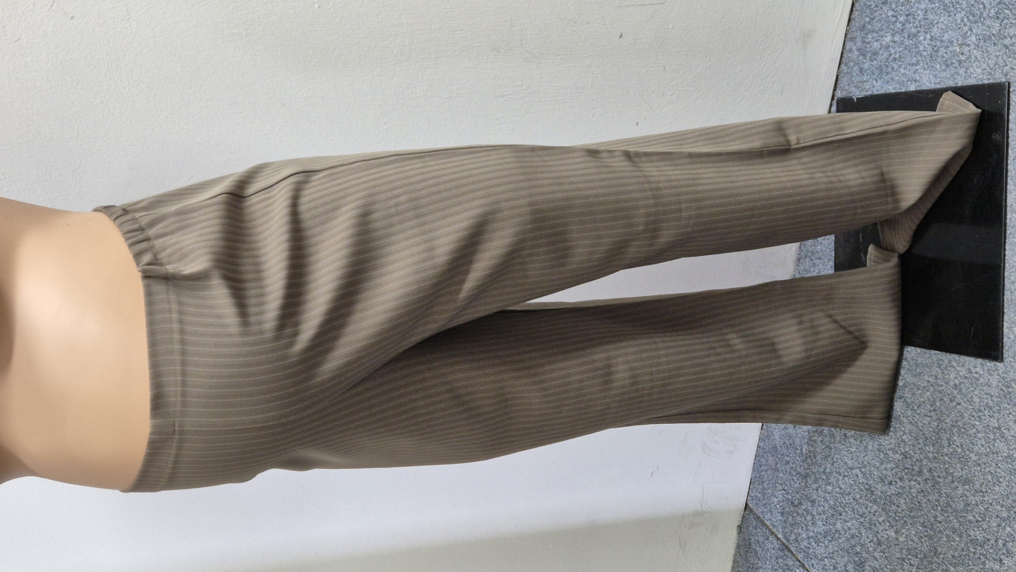 Těhotenská móda - Těhotenské kalhoty vel. S s gumou v pase  nemačkavé