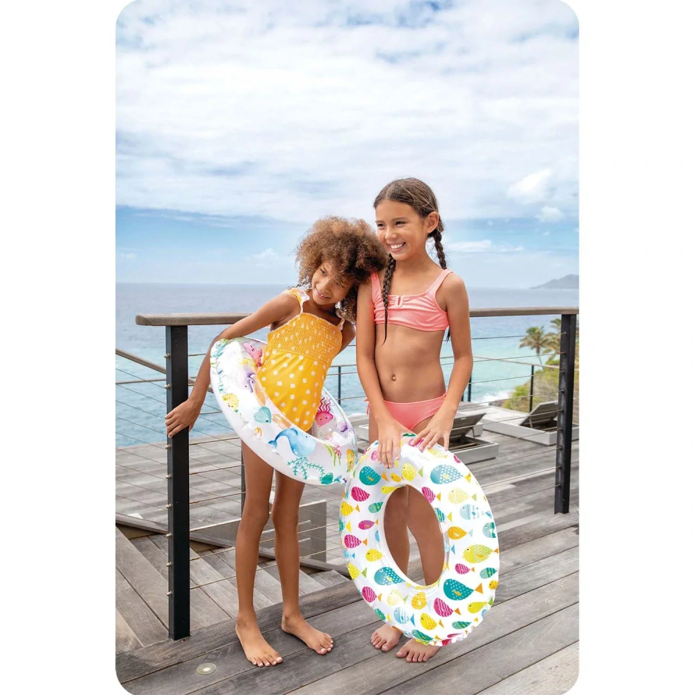 Plavecký kruh auto Podvodní svět 61 cm 