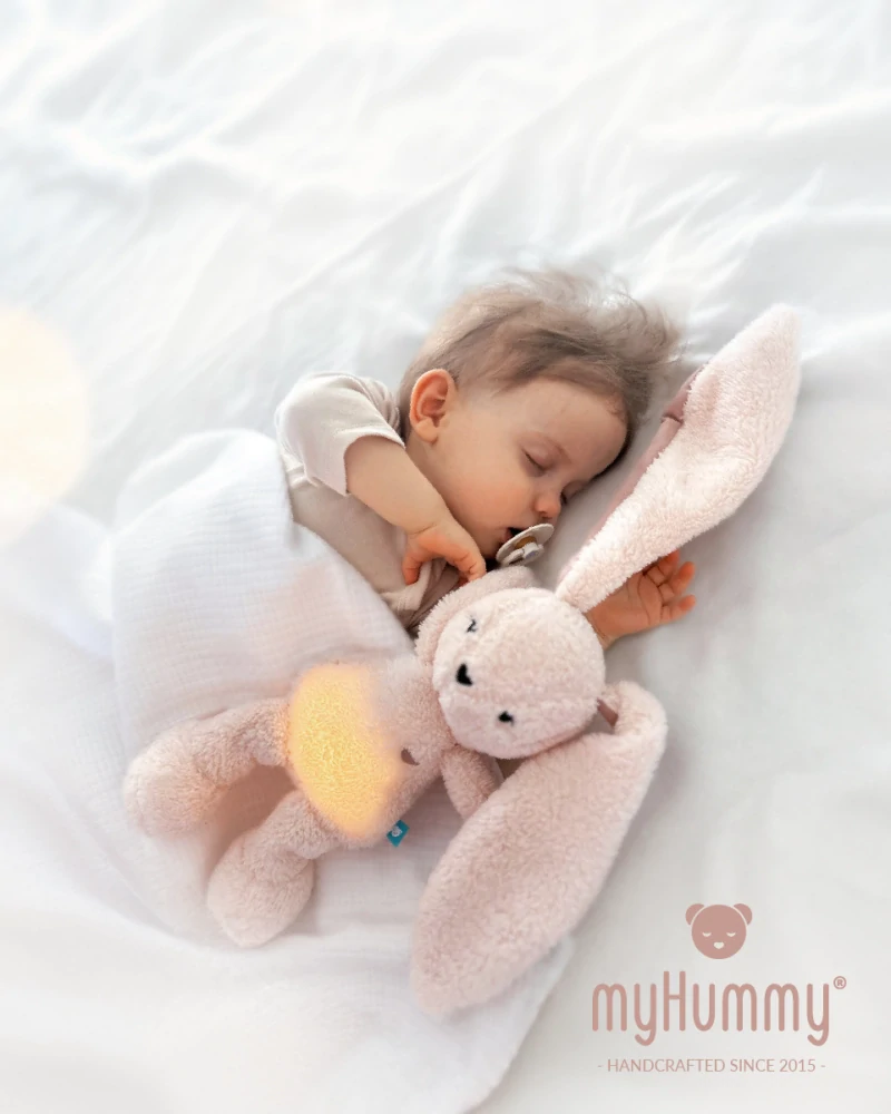 MyHummy Bunny rouge 5 v 1 s lampičkou