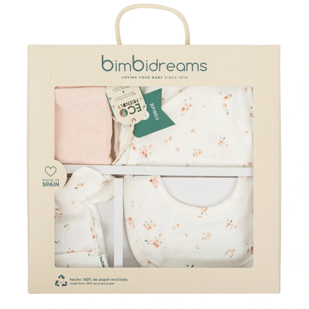 Kojenecká 4-dílná bambusová sada Bimbidreams Monet vel 56