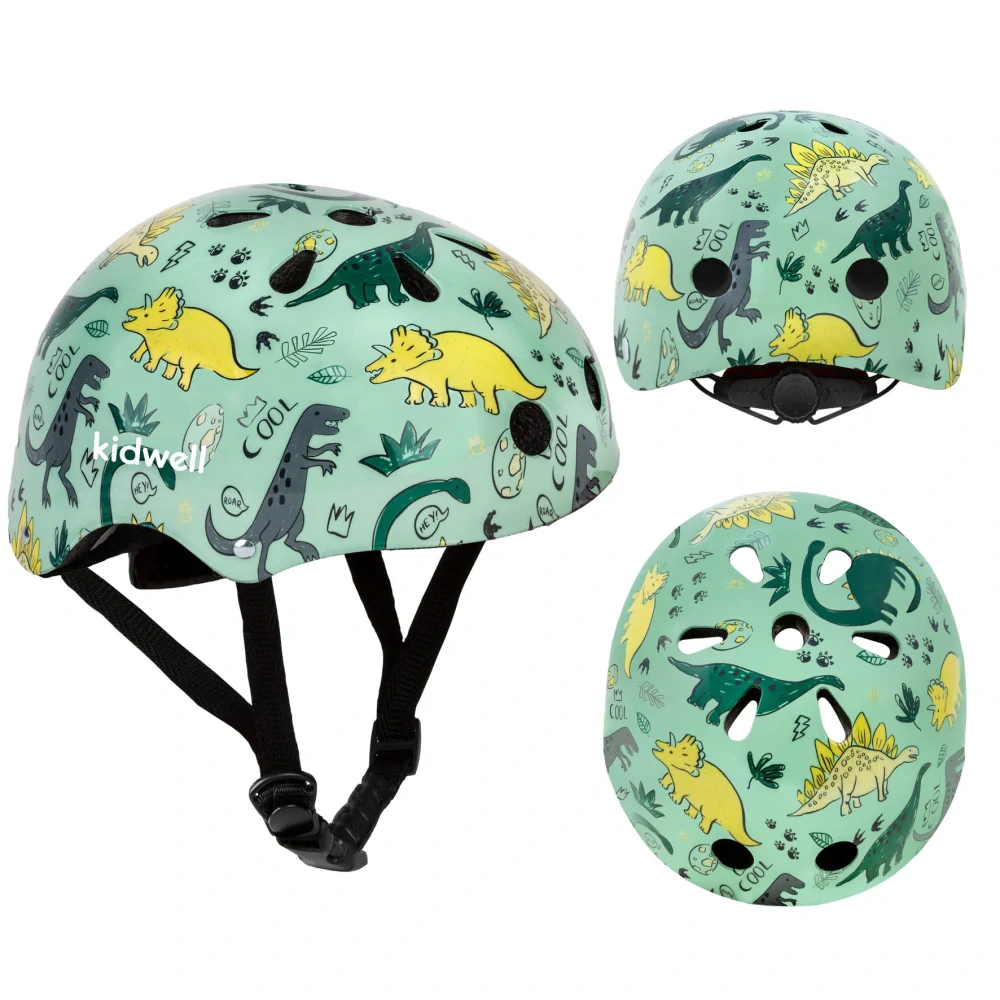Cyklistická ochranná helma pro děti na kolo, kolečkové brusle a koloběžku ORIX PLUS Dino vel. S