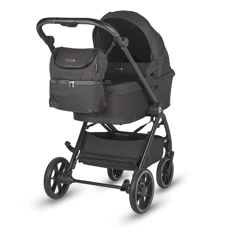 Kočárek Coccolle Serry 2v1 travel system Jat Black