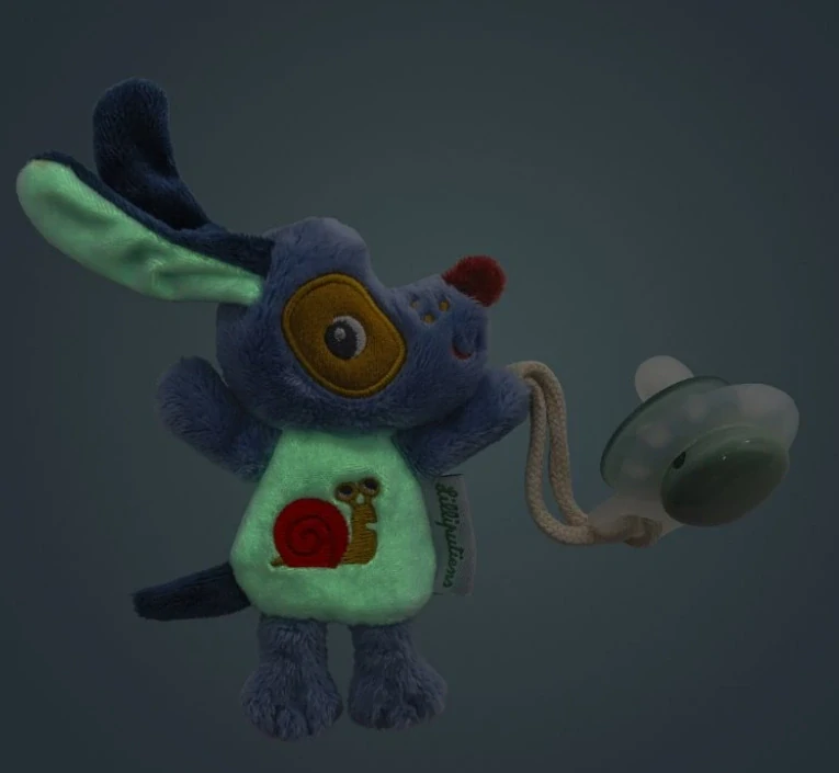 Lilliputiens - hlídač dudlíků svítící ve tmě - pejsek Jules