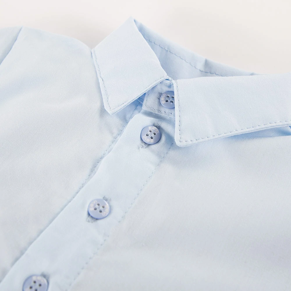 Chlapecké košilové body s límečkem CEREMONY světle modré vel.74