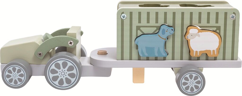 Toys Kostky skládací věž se zvířátky Farma