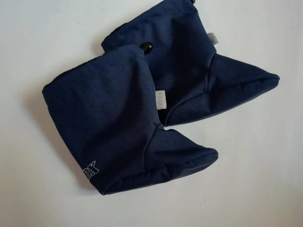 Softshellové vyteplené capáčky Tmavě modré vel.6-12m