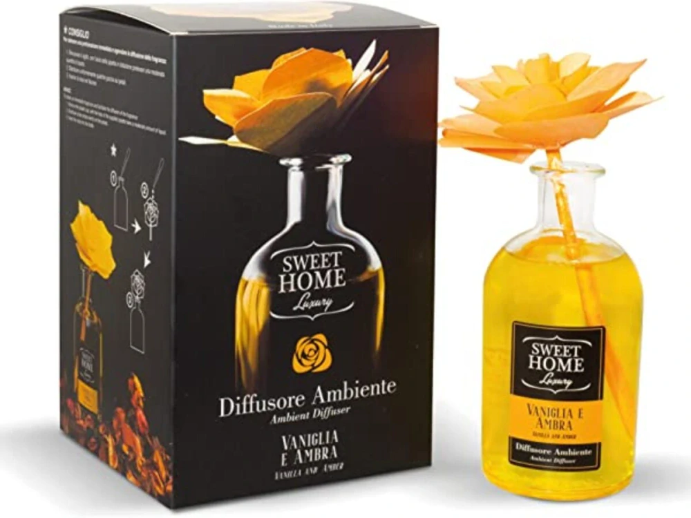 Luxusní Aroma Difuzér SWEET HOME - Vanilka & Ambra