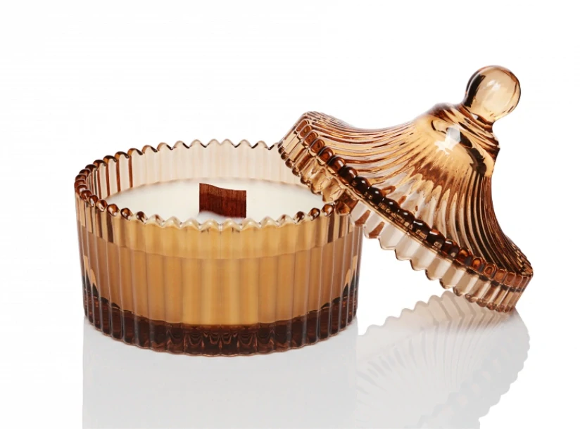 Vonná sojová svíčka GOD'S SPA – HARMONY s dřevěným knotem