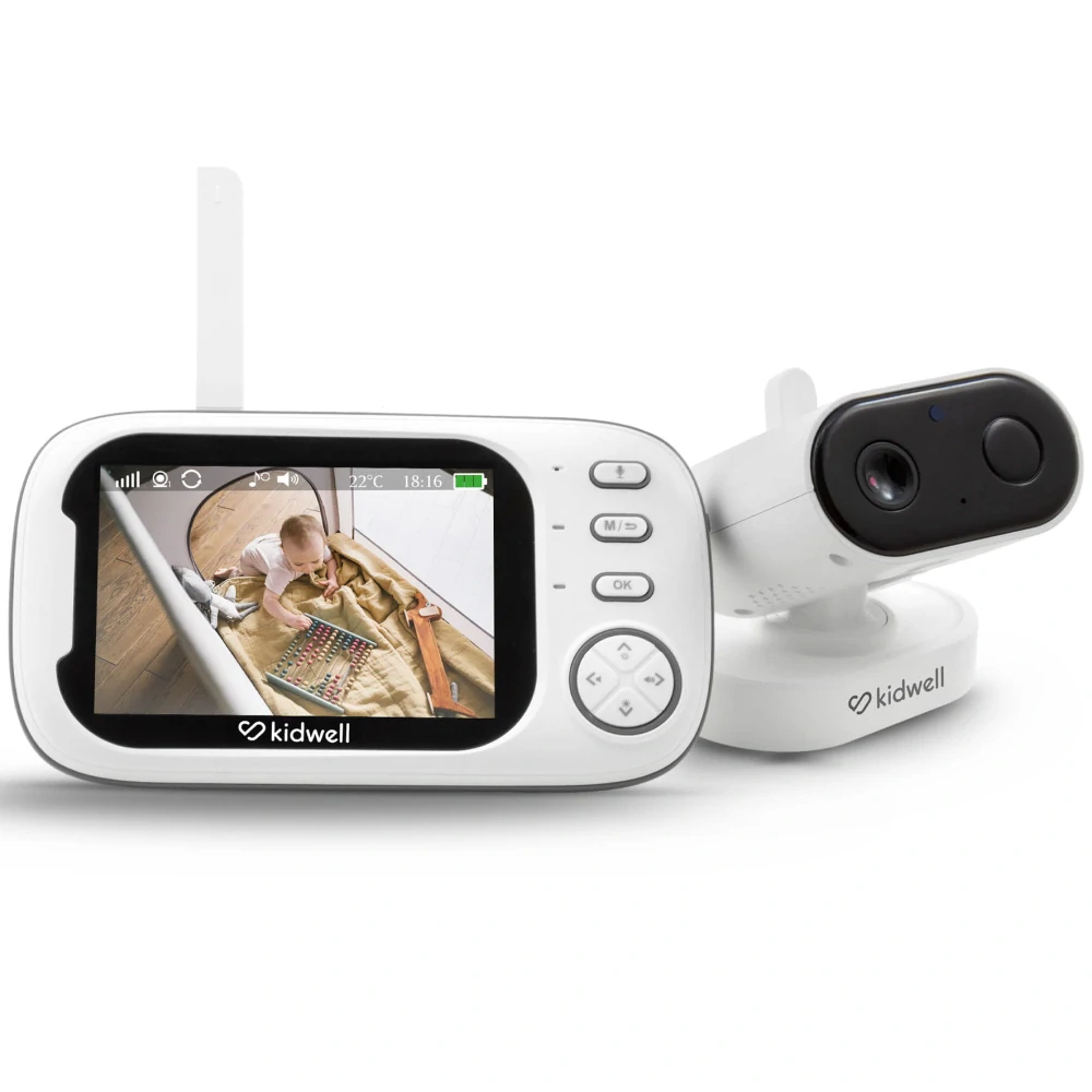 Elektronická chůvička WILLI Kidwell s kamerou a HD displejem | Noční vidění, VOX a dosah 300 m