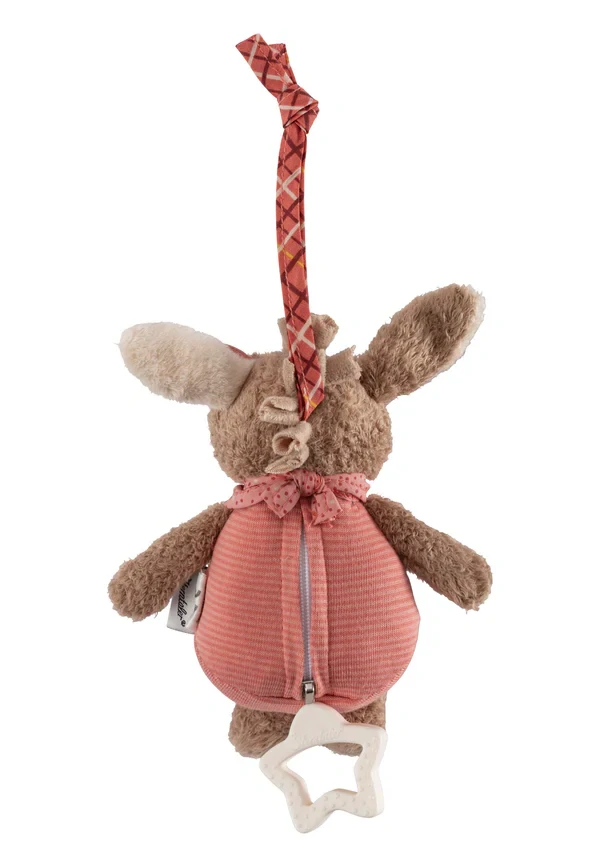 Hudební Hračka Oslík Emmily – Textilní, Uklidňující Melodie (19 cm)