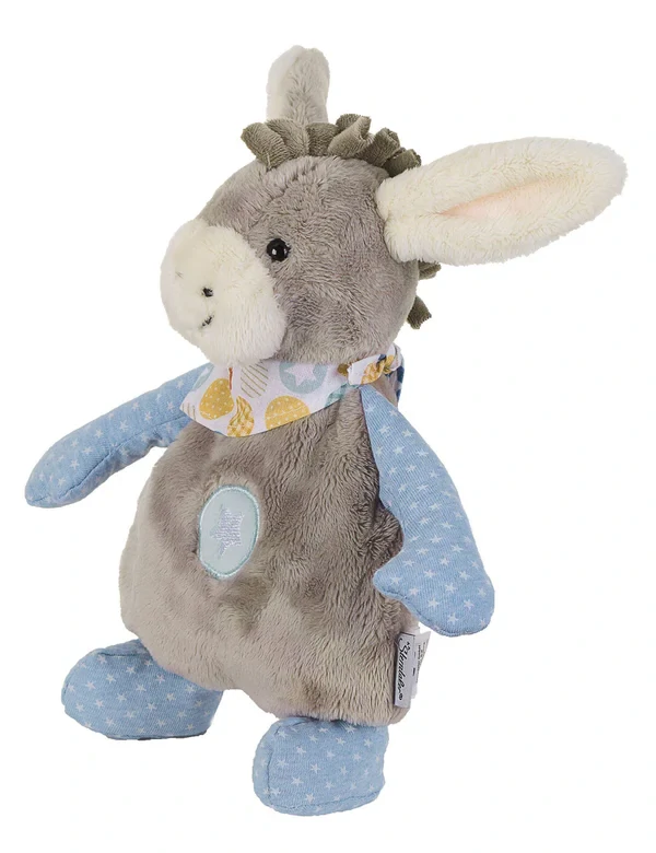 Nahřívací polštářek OSLÍK EMMI na koliku pro miminka - úleva od bolení bříška