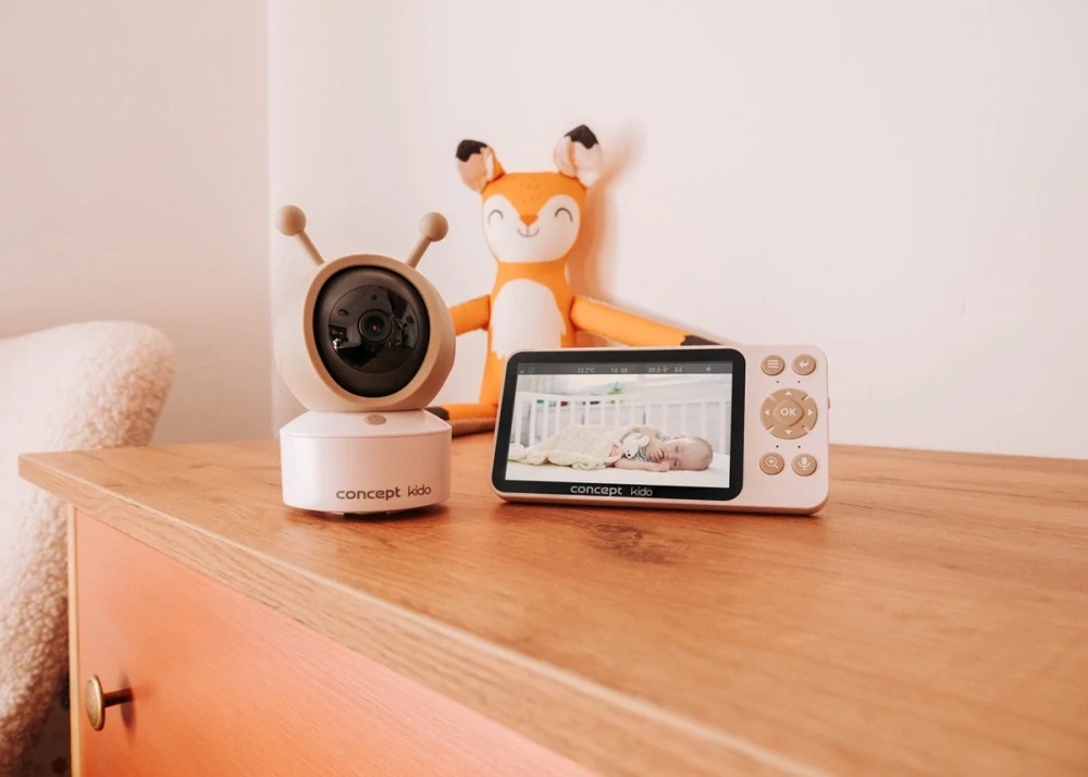 Dětská chůvička s kamerou a LED osvětlením CONCEPT KIDO KD5010