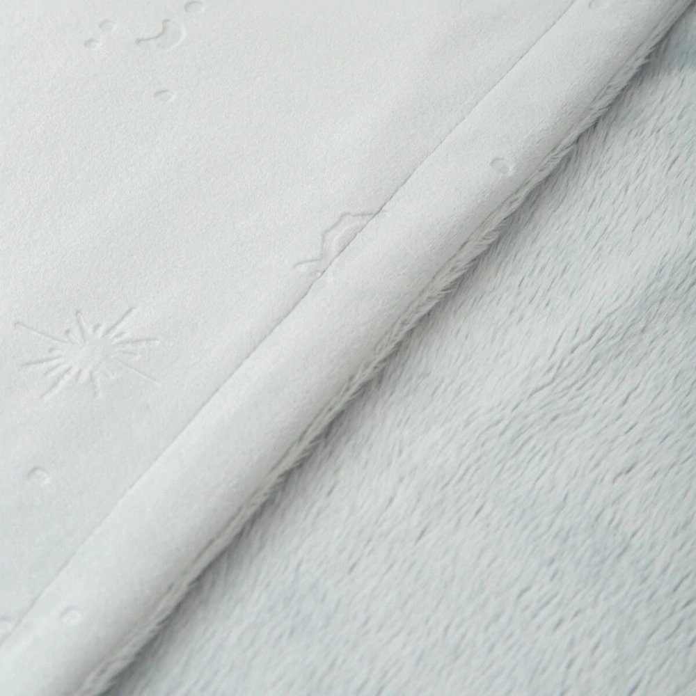 Luxusní dětská deka s vytlačovaným vzorem BimBi 80x110 cm modrá