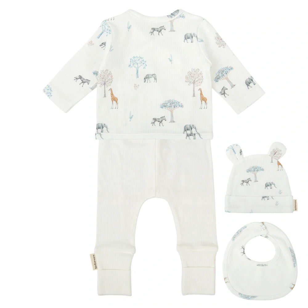 Kojenecká 4-dílná bambusová sada Bimbidreams Tanzania – dárkový sete vel. 56