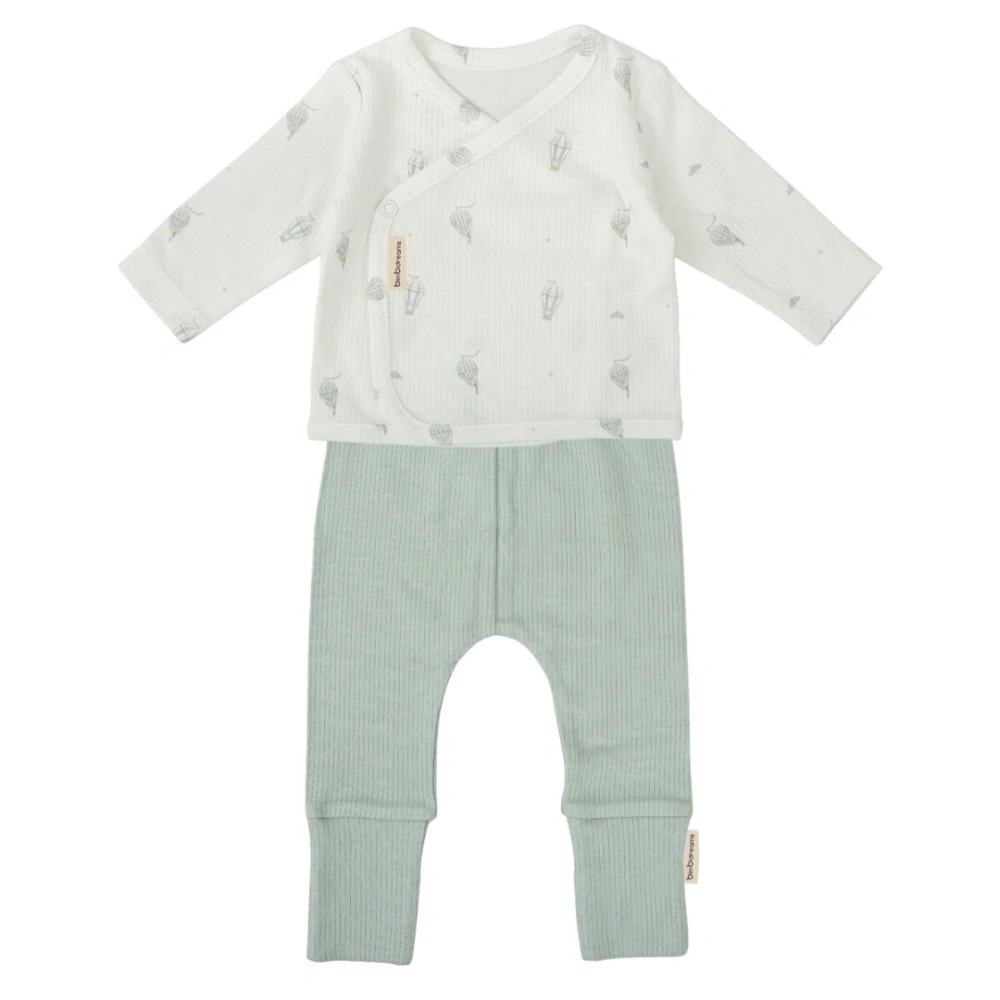 Kojenecká 4-dílná bambusová sada Bimbidreams Blue Sky – dárkový set vel. 56