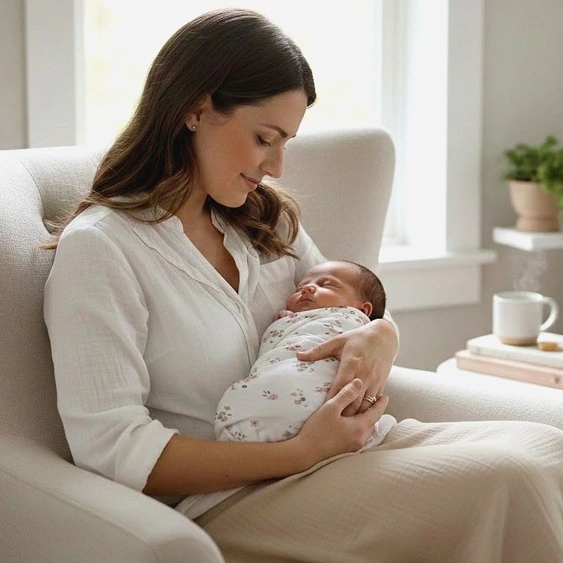 Muselinovo-bambusová osuška BimBi 120x120cm Monet