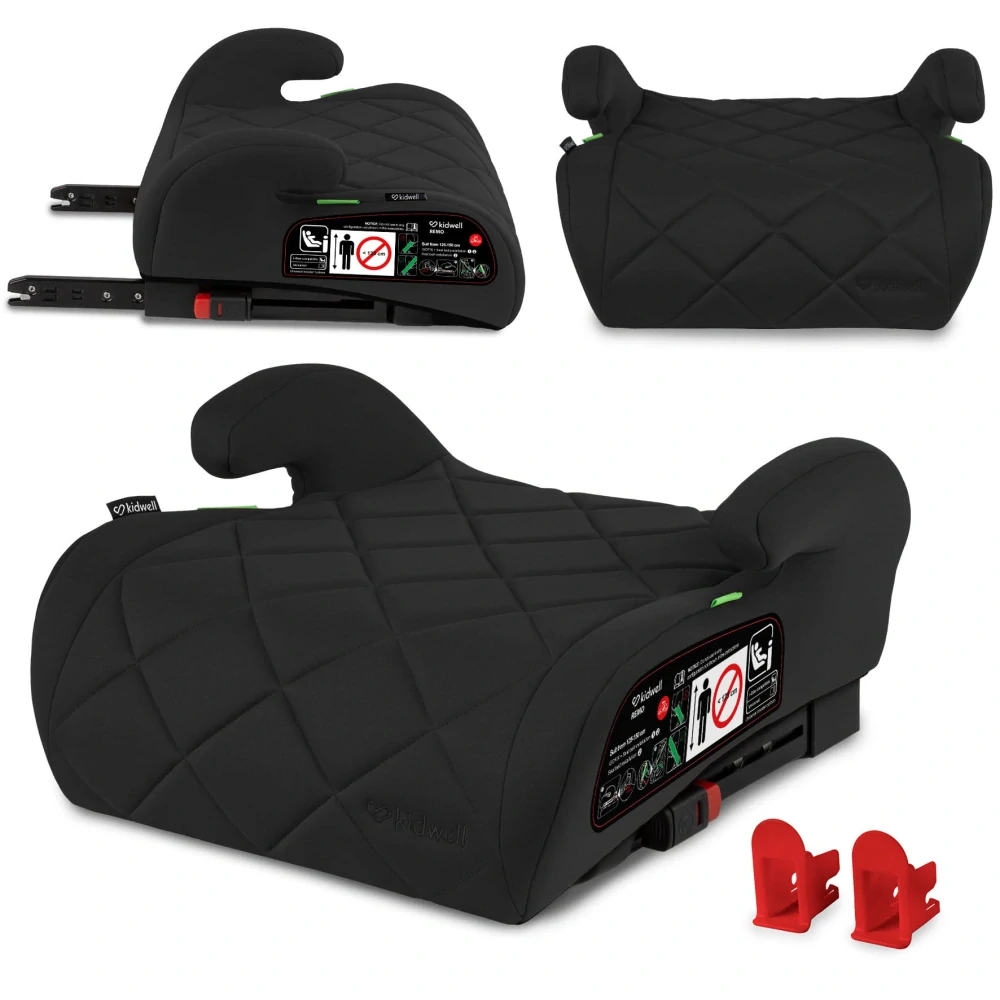AUTOSEDAČKA/PODSEDÁK S I-SIZE KIDWELL REMO ČERNÝ s isofixem pohodlný a porostorný
