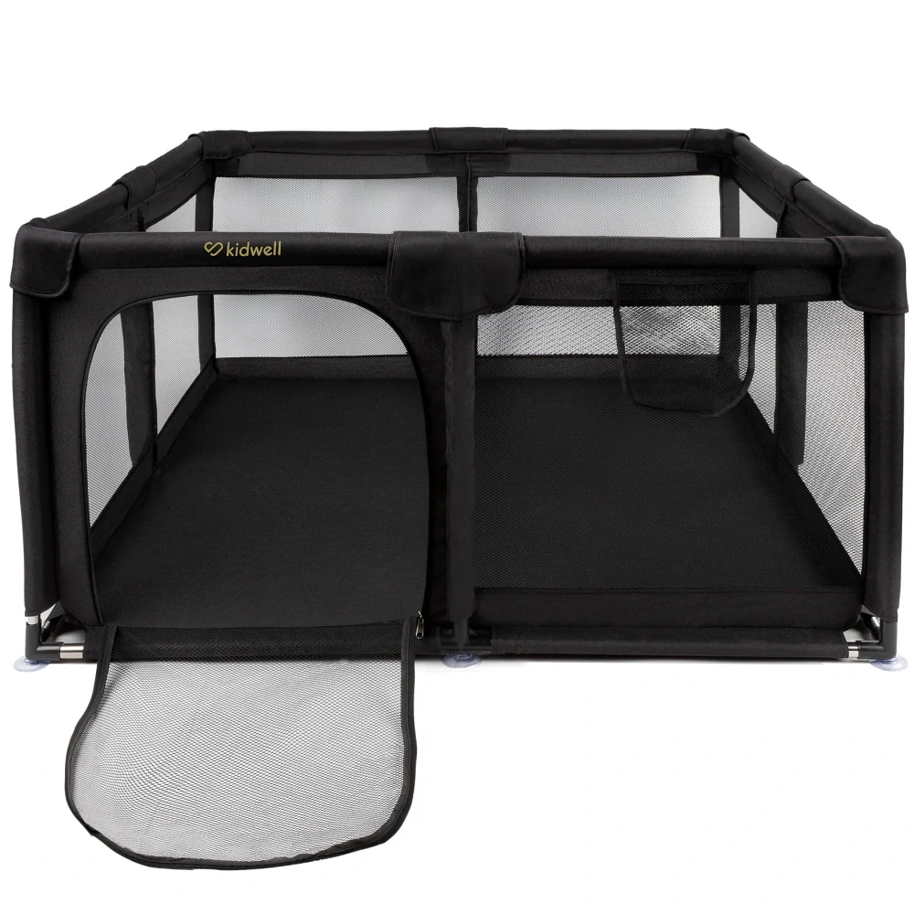 Cestovní ohrádka 130x130cm Kidwell Franco černá