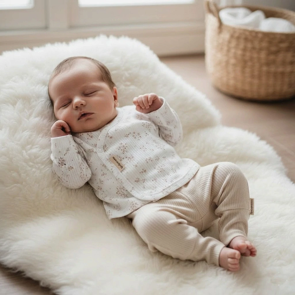 Kojenecká 2-dílná bambusová sada Bimbidreams Anais  vel. 50 (0-1m)