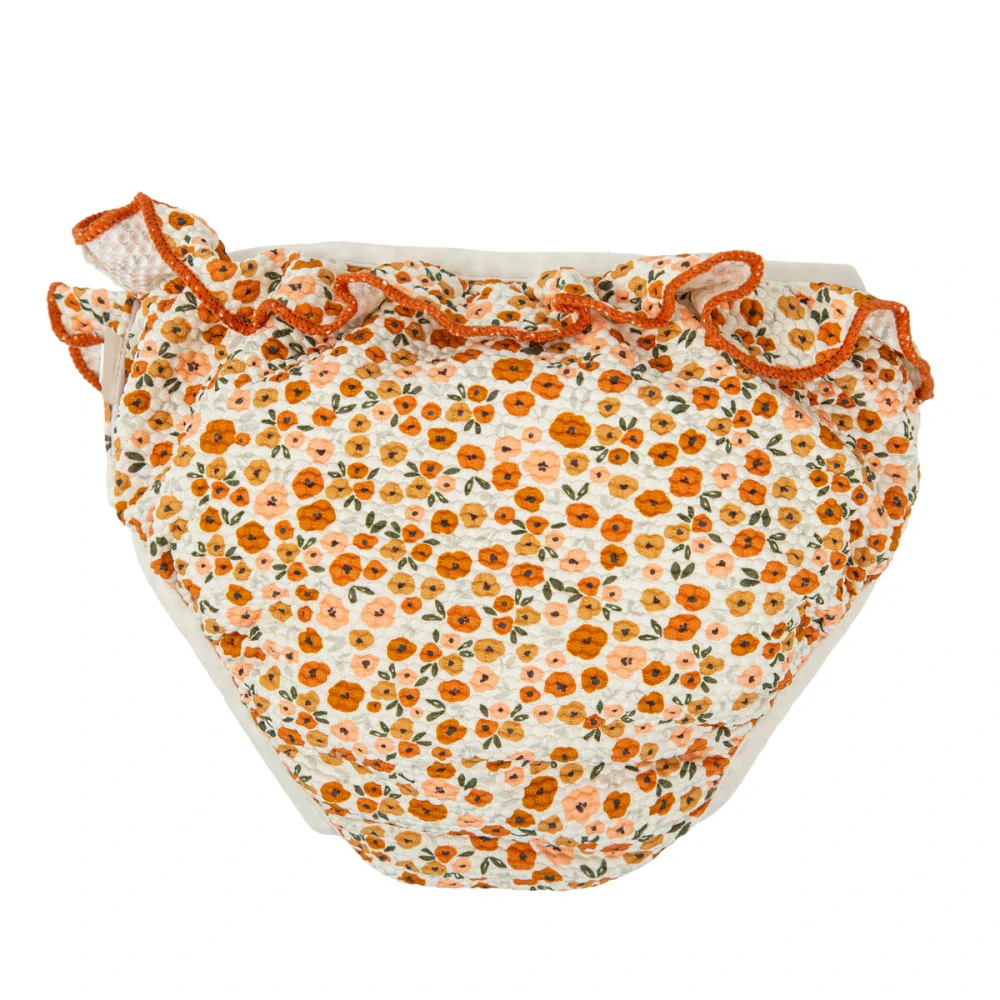 Dětské koupací kalhotky/plavky s UPF 50+ BimBidreams Formentera (květinový vzor) 6-12m