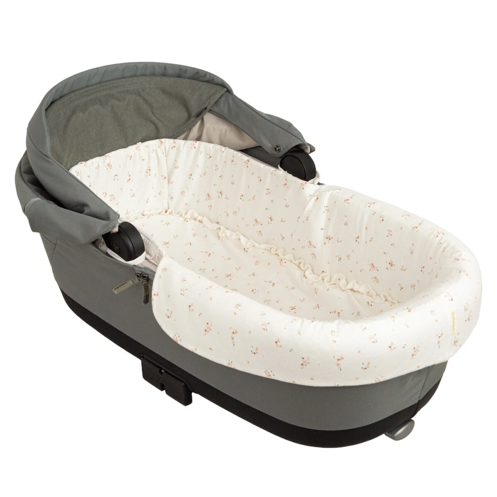 Bavlněná podložka s bambusem proti pocení do hluboké korby kočárku Bimbidreams Monet 
