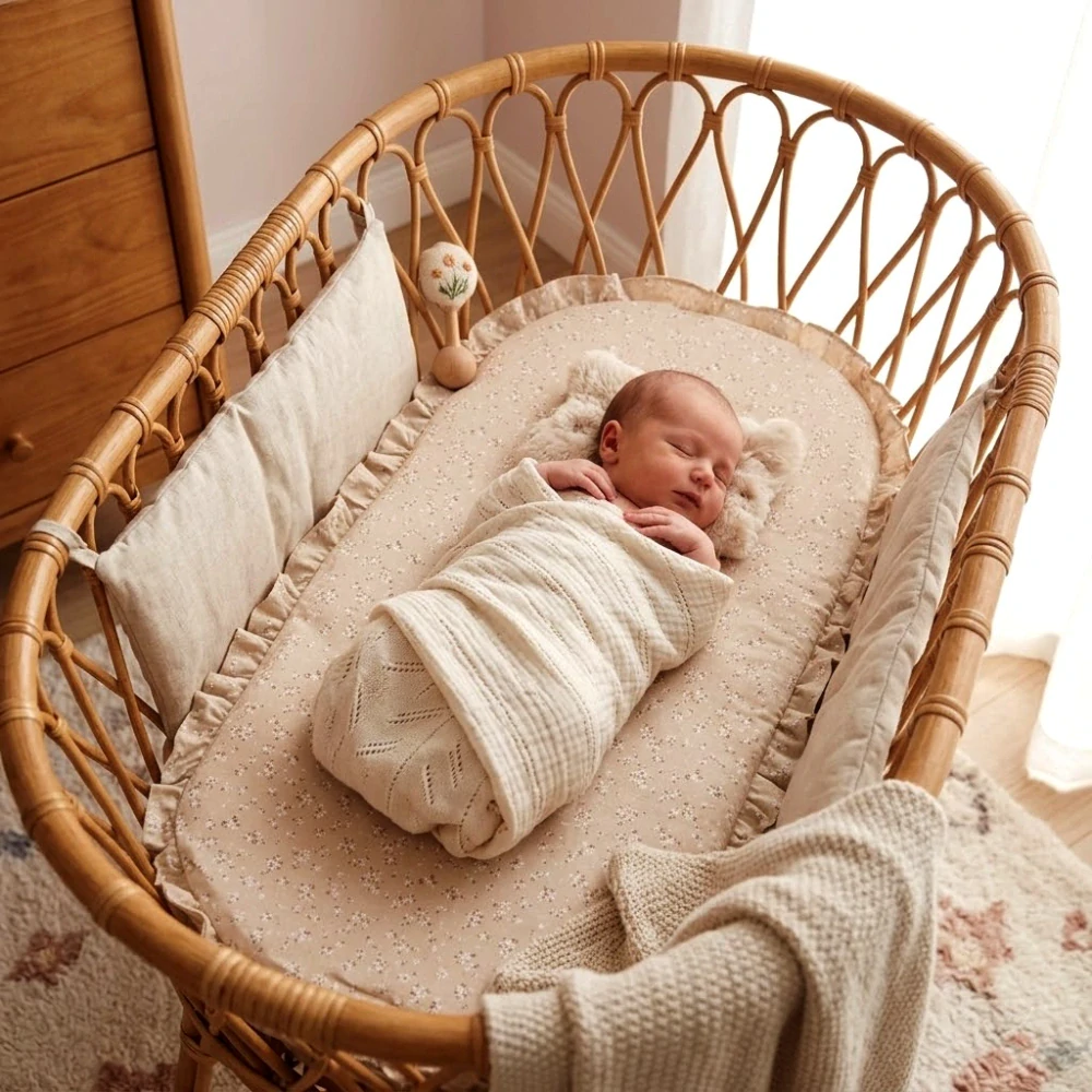 Bavlněná podložka proti pocení do hluboké korby kočárku Bimbidreams Anais 