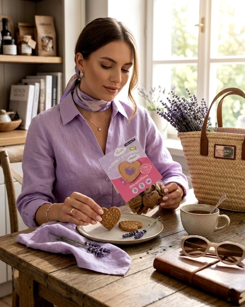 BIO Levandulové sušenky100g