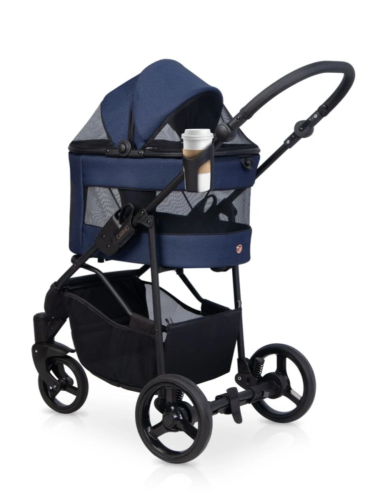 Kočárek Carinio EOS Navy pro mazlíčky