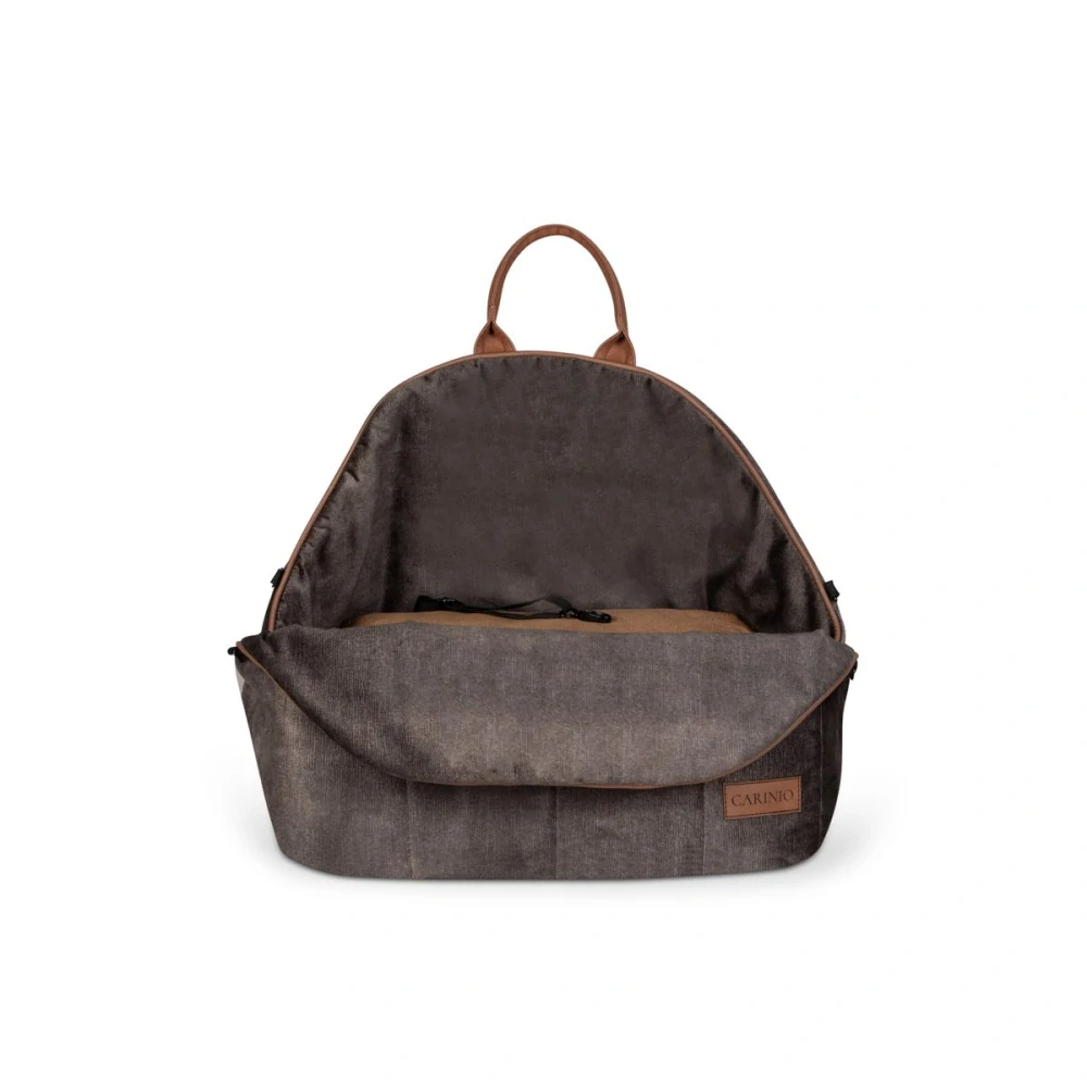 CARINIO AMIS 3v1 Wood - Pelíšek, přepravní taška, autosedačka pro zvířata