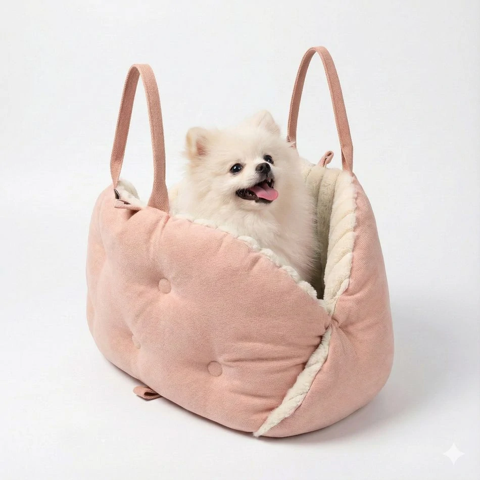 CARINIO DODA 2v1 pink - Přepravní taška a autosedačka