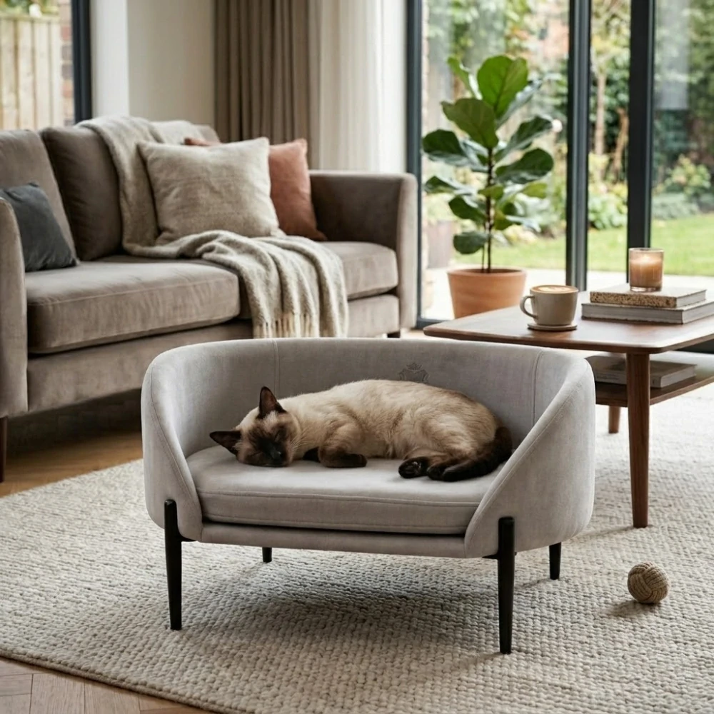 Luxusní sofa pelíšek CARINIO OVAL CLOUD