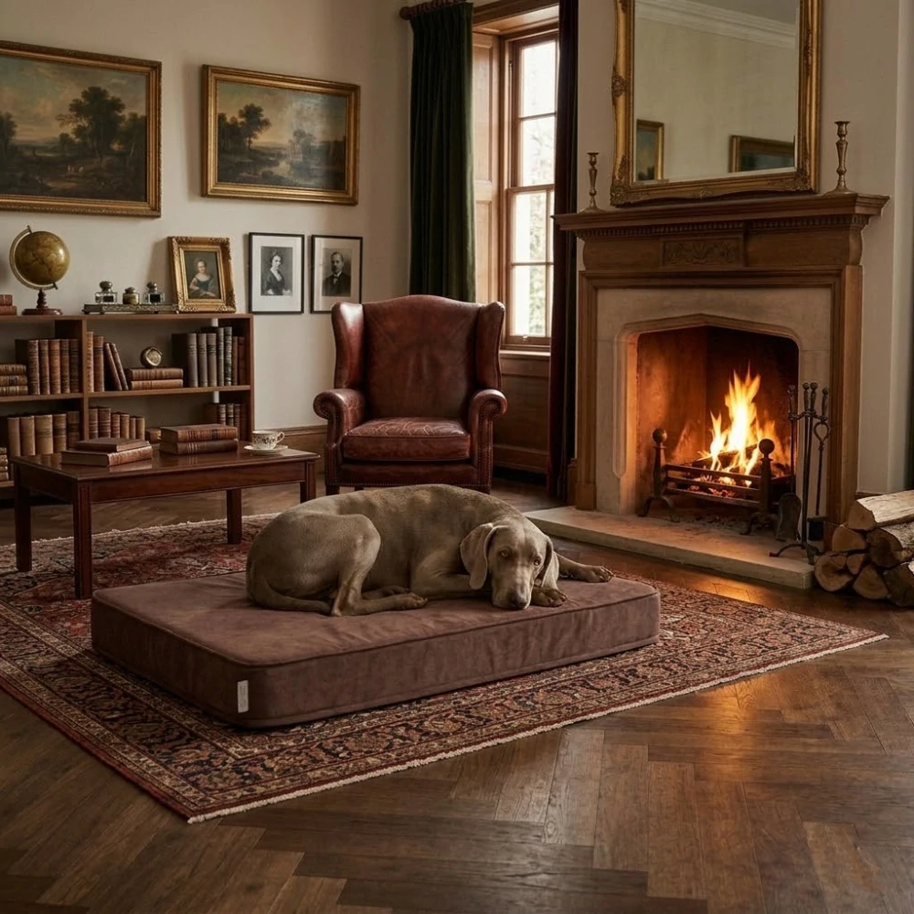 Ortopedická matrace pro psy Carinio Otoman Caramel XL