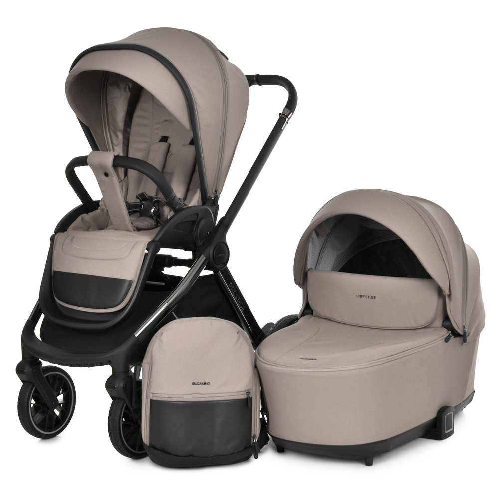 Kočárek 2v1 El Camino Prestige Me taupe beige