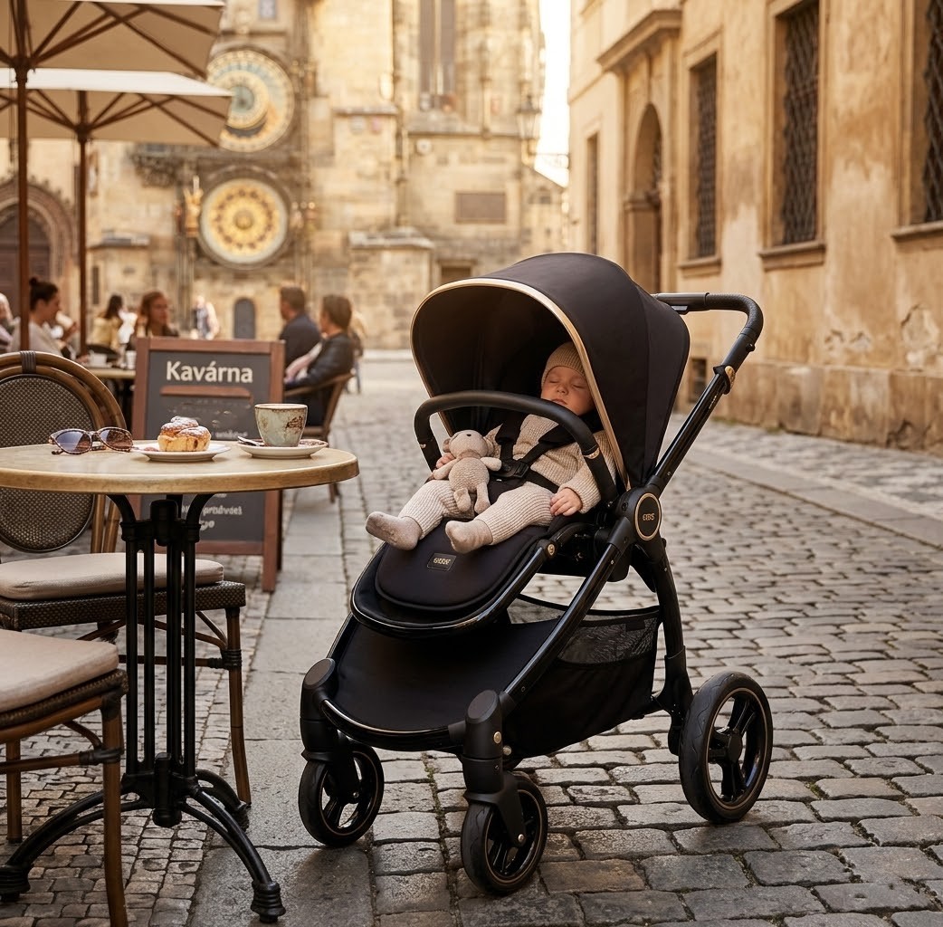 PŮJČOVNA - Luxusní sportovní kočárek Mamas & Papas Ocarro black