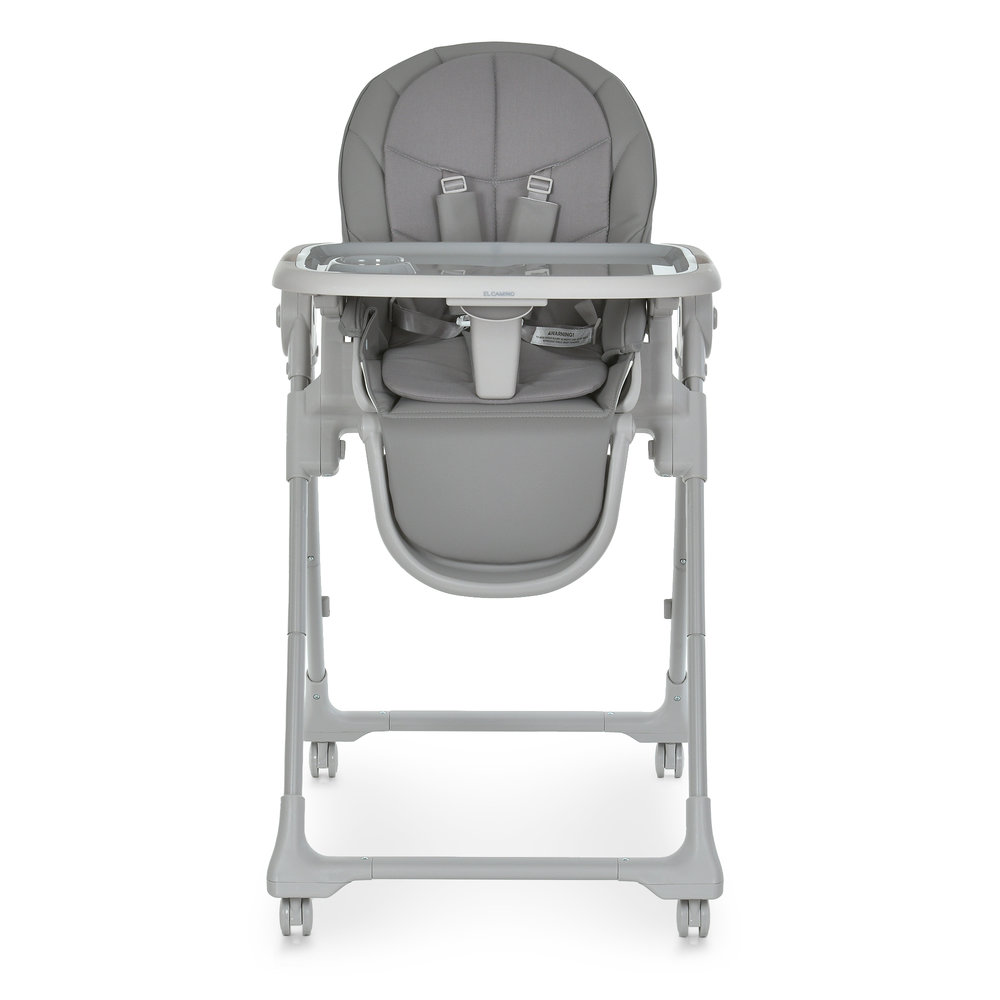 Dětská rostoucí jídelní židlička El Camino Crystal Nude grey