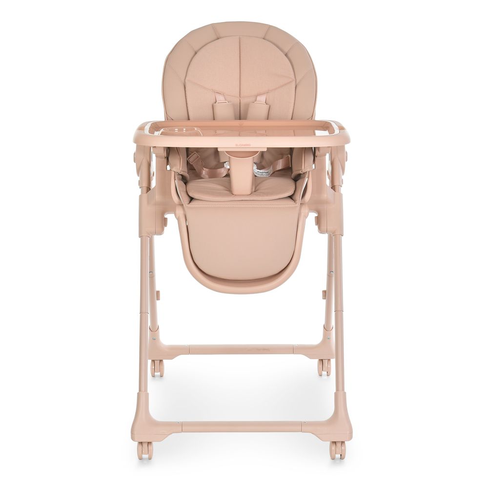 Dětská rostoucí jídelní židlička El Camino Crystal Nude pink
