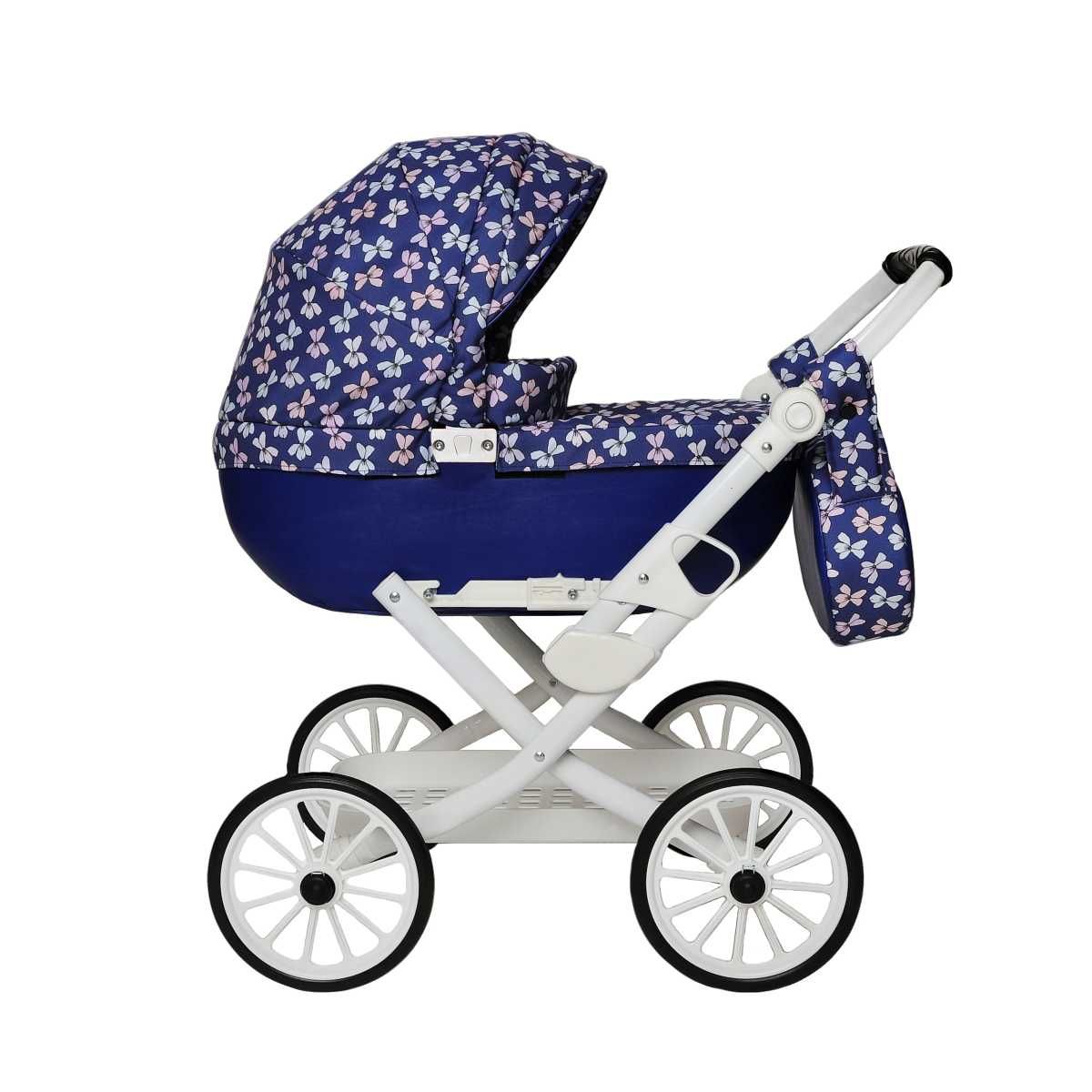 Kočárek pro panenky Jasmine Kids Fialka 01