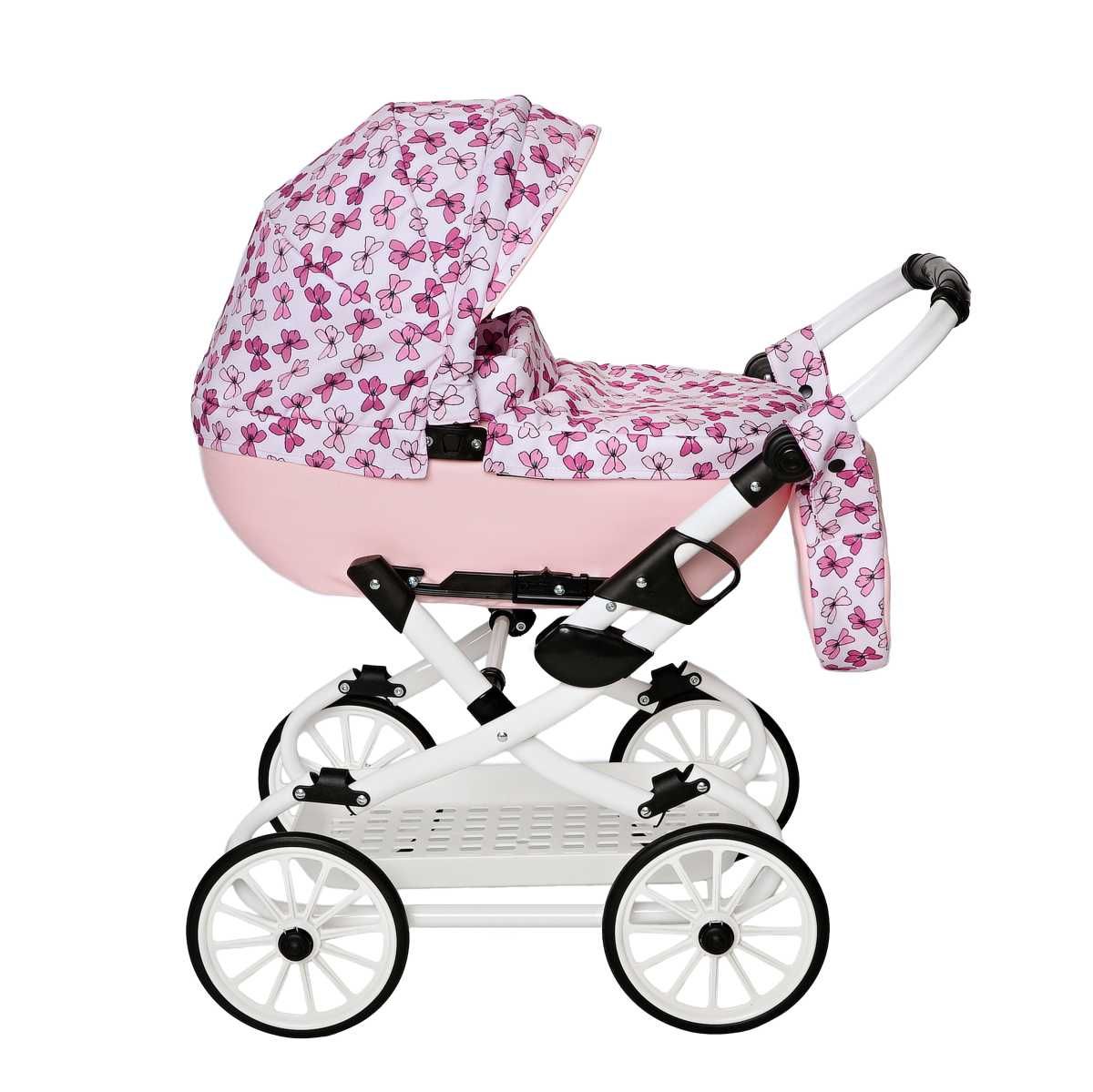 Kočárek pro panenky Jasmine Kids Fialka V3