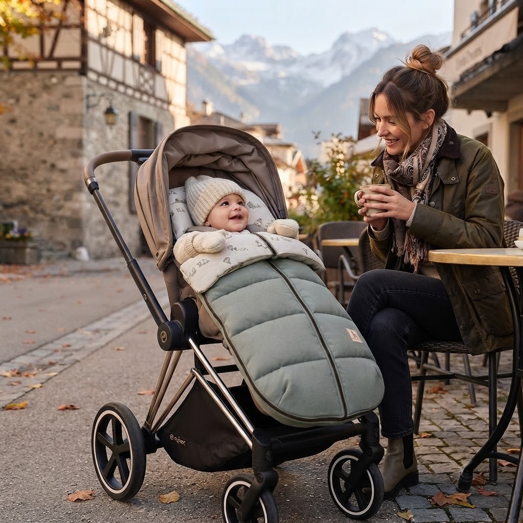 Elegantní zimní fusak BimBi Carro Zurich
