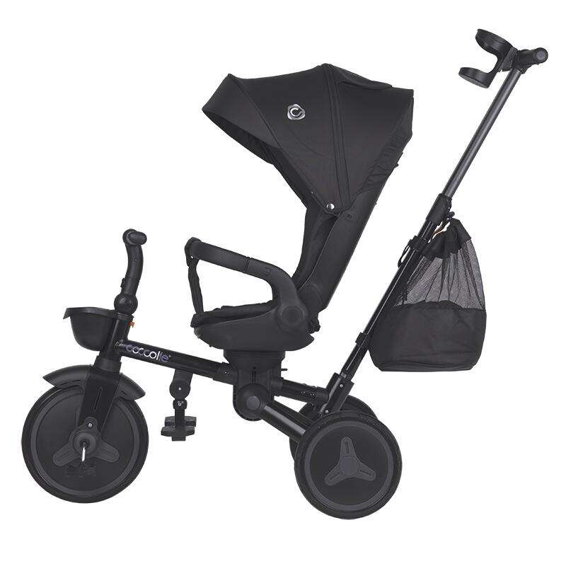 Skládací tříkolka Coccolle Urbio Plus Jet Black